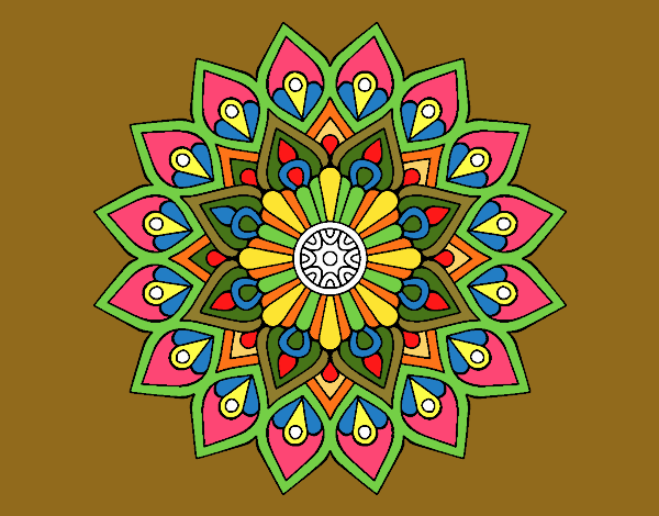 Mandala destello creciente