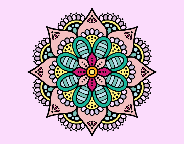 Mandala flor de primavera