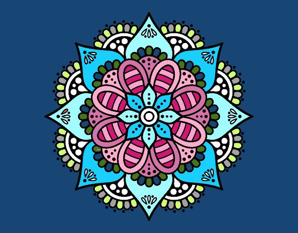 Mandala flor de primavera