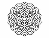 Mandala pétalos de flor