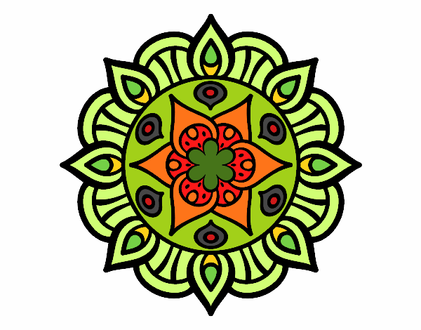 Mandala vida vegetal