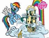 Rainbow Dash en su palacio