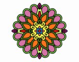 Un mandala estilo árabe