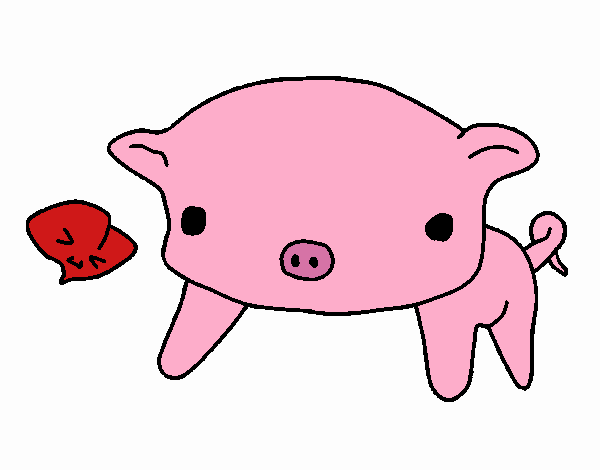 Cerdito corazón