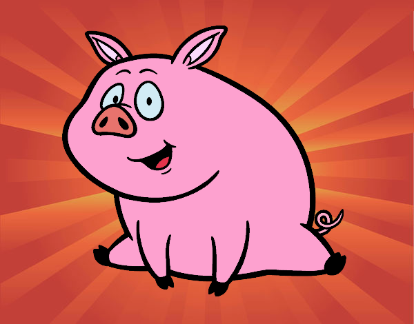 cerdito de la granja