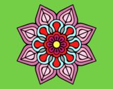 Mandala de flor sencilla