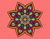 Mandala de flor sencilla