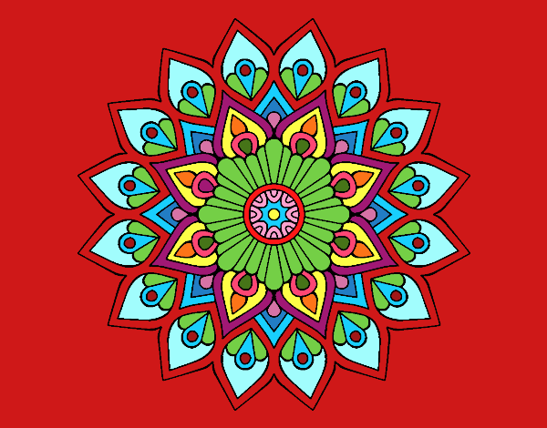 Mandala destello creciente