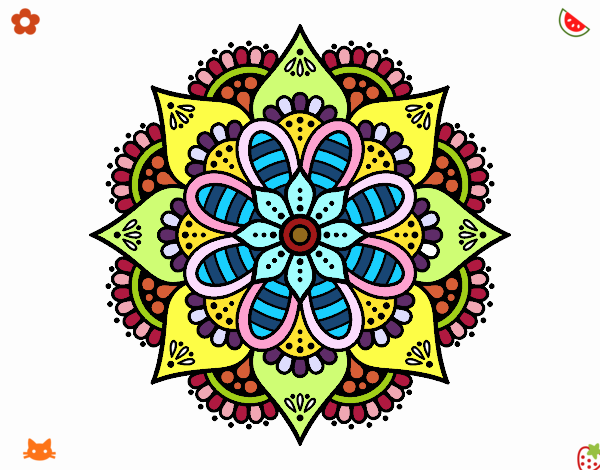 Mandala flor de primavera