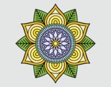 Mandala flor estelar