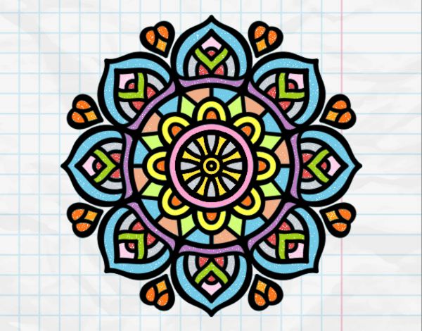 Mandala para la concentración mental