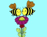 Pareja de abejas