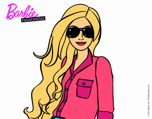 Barbie con gafas de sol