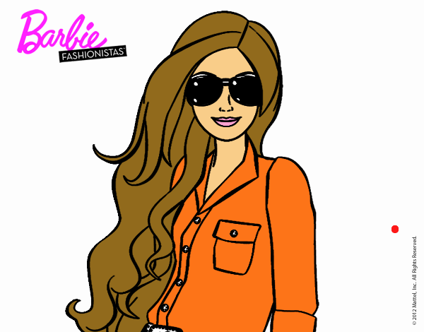 Barbie con gafas de sol