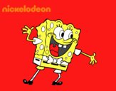 Bob Esponja saludando