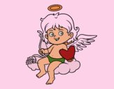 Cupido en una nube