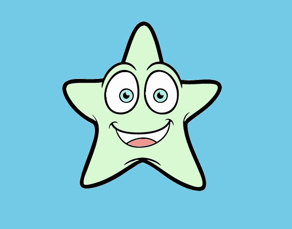 Estrella de mar sonriente