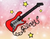 Guitarra y estrellas