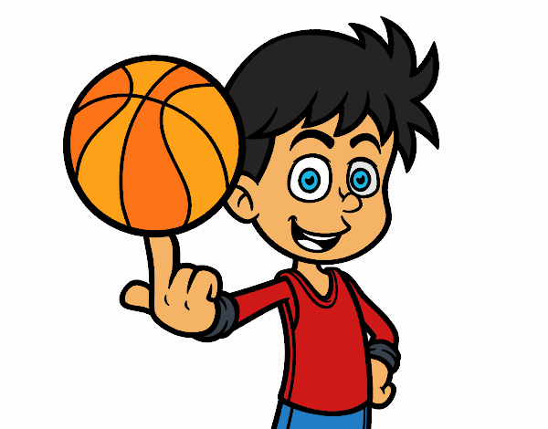 Jugador de baloncesto junior