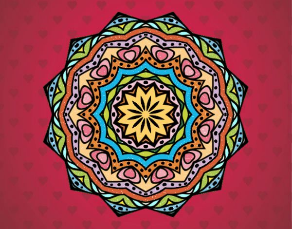 Mandala con estratos