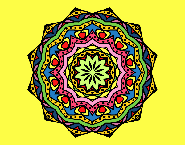 Mandala con estratos