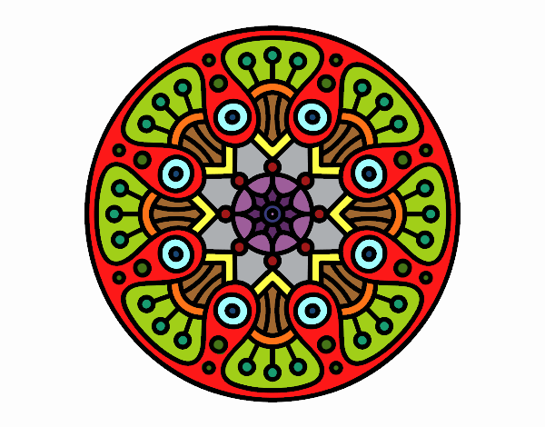 Mandala crop circle