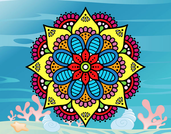 Mandala flor de primavera