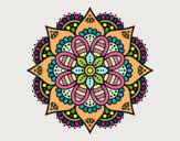 Mandala flor de primavera