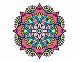 Mandala flor de primavera