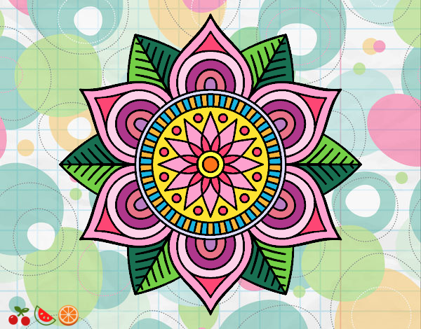 Mandala flor estelar