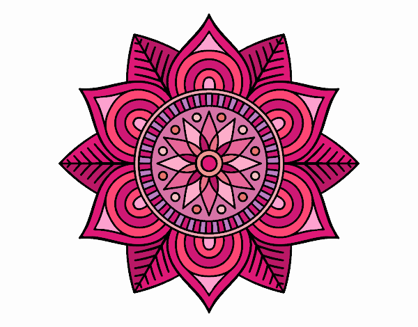 Mandala flor estelar