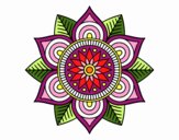 Mandala flor estelar