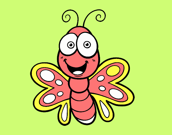 Mariposa sonriente