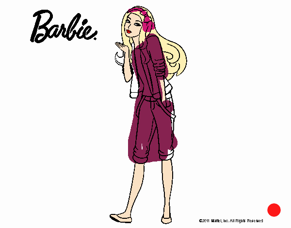 Barbie con look casual