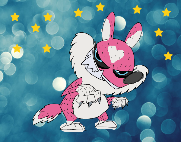  Hombre lobo de Pinky Heart