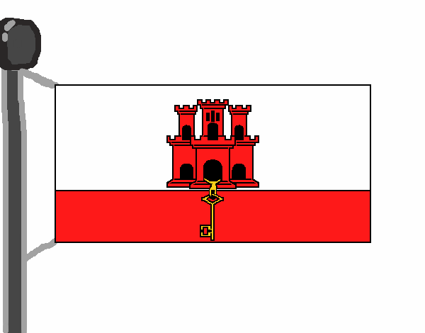 Bandera de Gibraltar