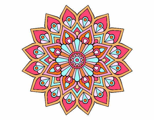 Mandala destello creciente