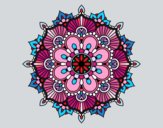 Mandala destello floral