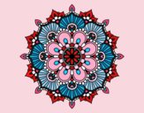 Mandala destello floral