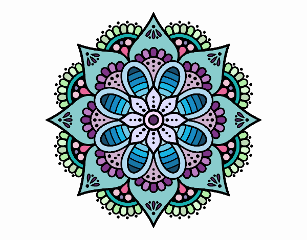 Mandala flor de primavera