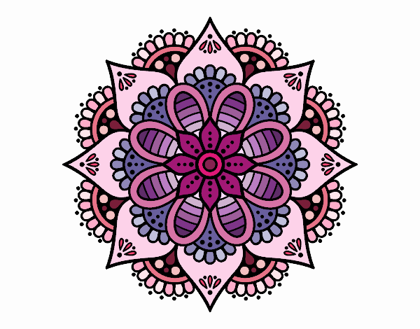 Mandala flor de primavera