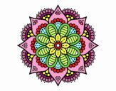 Mandala flor de primavera