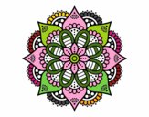 Mandala flor de primavera