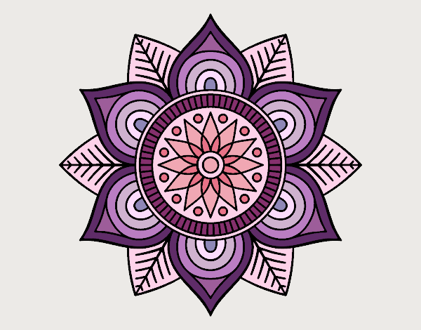 Mandala flor estelar