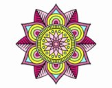 Mandala flor estelar