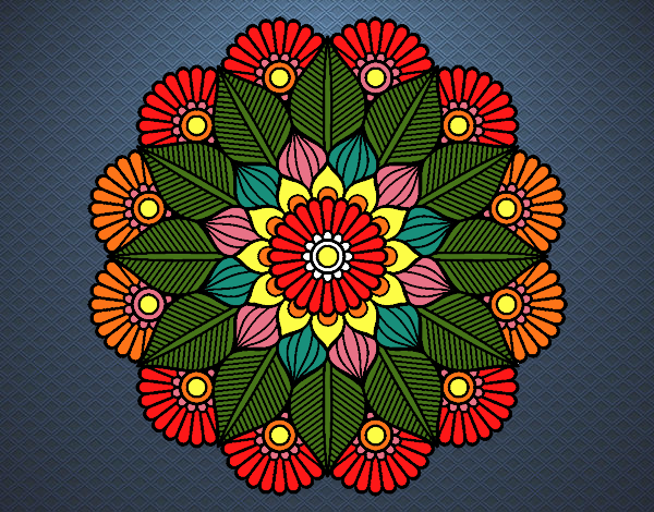 Mandala jardín vegetal