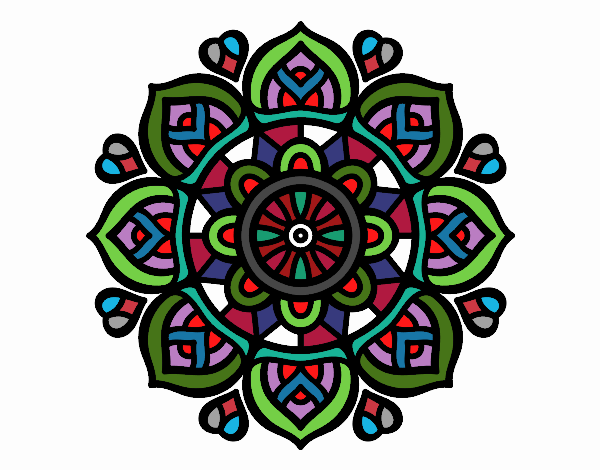 Mandala para la concentración mental