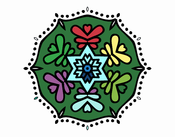 Mandala simétrica