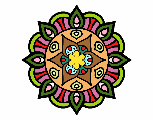 Mandala vida vegetal