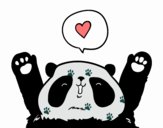 Panda enamorado